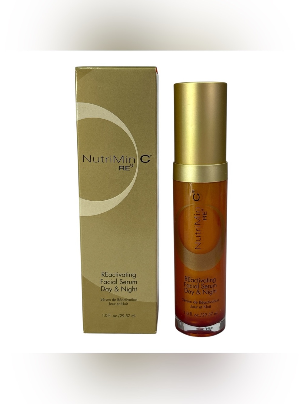 New Arbonne NutriMin C RE9 REactivating Facial Serum Day & Night 1 oz NOS